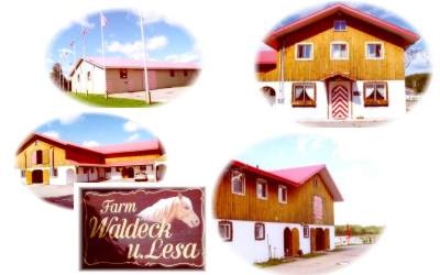 The facilities at Waldeck-U Lesa are first class in every way and create an environment reminiscent of the Austrian Tyrol with the brightly painted red and white striped buildings.